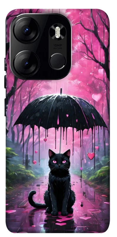 Чохол на Tecno Spark Go 2023 Black cat фото 1 з 1