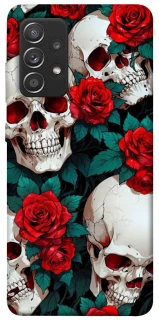 Чохол на Samsung Galaxy A52 4G / A52 5G skull and rose фото 1 з 1