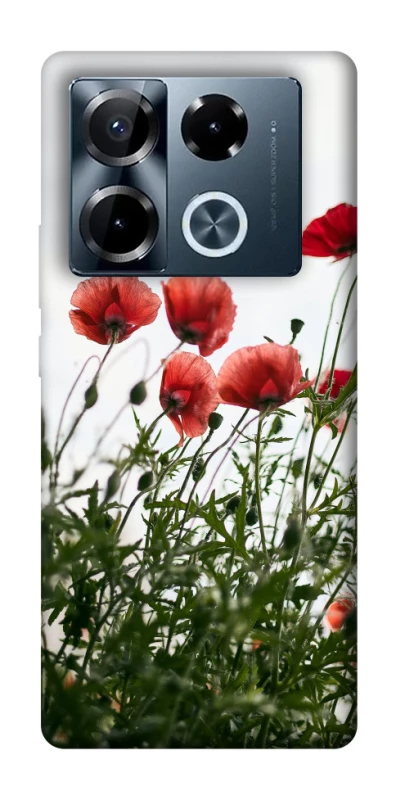 Чехол на Infinix Note 40 Pro 4G Поле маков фото 1 из 1