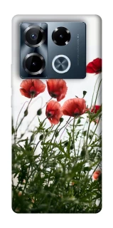 Чехол на Infinix Note 40 Pro 4G Поле маков фото 1 из 1