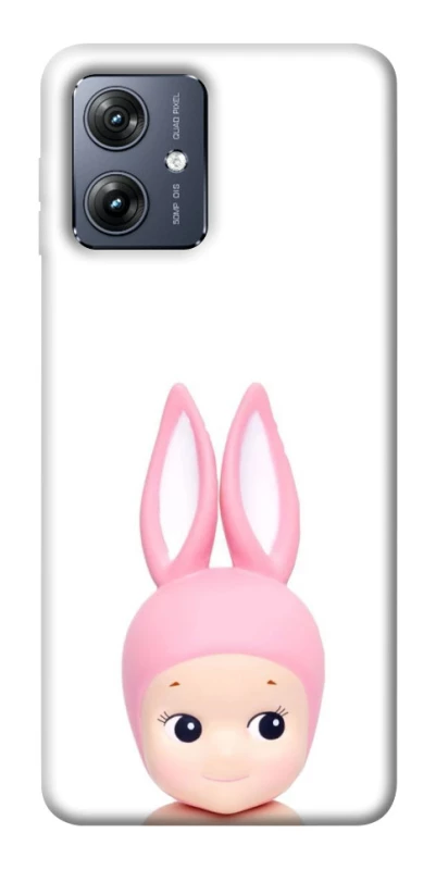 Чохол на Motorola Moto G54 Minimal Bunny Peek фото 1 Чохол на Motorola Moto G54 Minimal Bunny Peek фото 1 з 1