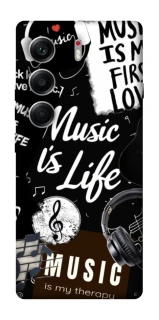 Чохол на Tecno Camon 40 Music is Life фото 1 з 1
