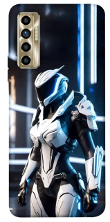 Чехол на TECNO Camon 17P Cyber space girl ver.6 фото 1 из 1