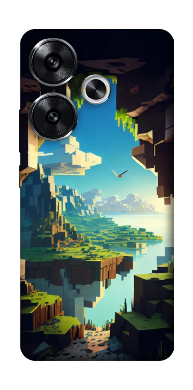 Чохол на Xiaomi Poco F6 Minecraft sunrise фото 1 з 1