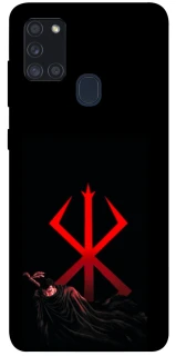 Чехол на Samsung Galaxy A21s Berserk Red Logo фото 1 из 1