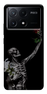Чохол на Xiaomi Poco X6 Skeleton vs Rose фото 1 з 1