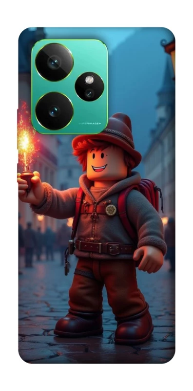 Чохол на Realme GT 7 Roblox Fire Logo Blue Flames фото 1 з 1