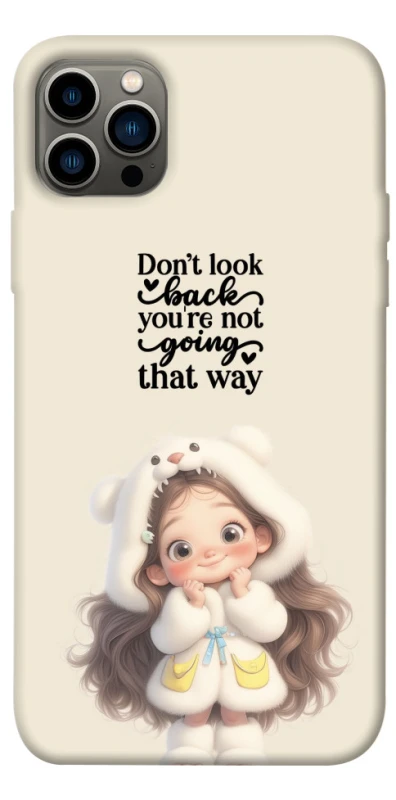 Чехол на Apple iPhone 12 Pro (6.1") Don't look back фото 1 из 1