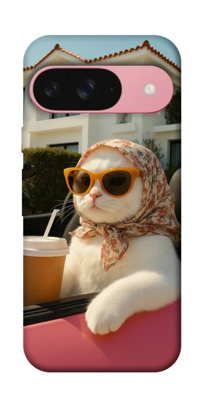 Чехол на Google Pixel 9 Stylish Cat Cruise фото 1 из 1