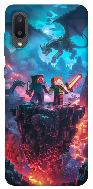 Чохол на Samsung Galaxy A02 Minecraft v3 фото 1 з 1