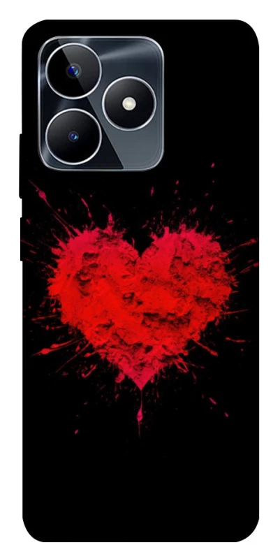 Чехол на Realme C53 Splash heart фото 1 из 1