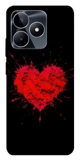 Чехол на Realme C53 Splash heart фото 1 из 1