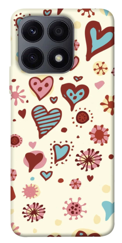 Чехол на Huawei Honor X8a Pretty hearts фото 1 из 1