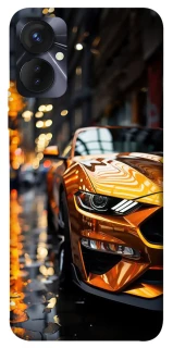 Чохол на TECNO Spark 9 Pro (KH7n) Golden sports car фото 1 з 1