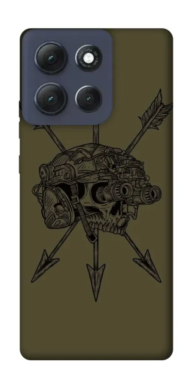 Чохол на Motorola Moto G86 Power Mil skull фото 1 з 1