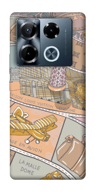 Чохол на Infinix Note 40 Pro 4G Fashion collage ver.2 фото 1 з 1