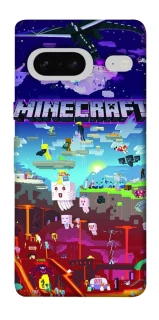 Чехол на Google Pixel 7 Minecraft world фото 1 из 1
