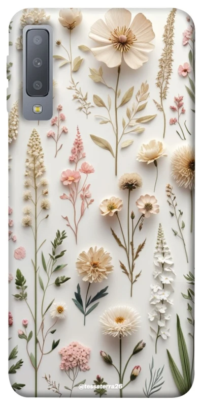 Чохол на Samsung A750 Galaxy A7 (2018) Floral design ver.1 фото 1 з 1