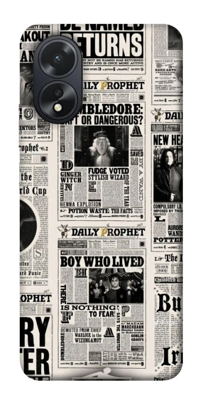 Чохол на Oppo A38 Harry Potter newspaper фото 1 з 1