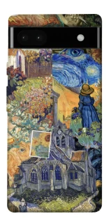Чехол на Google Pixel 6a Van Gogh collage фото 1 из 1