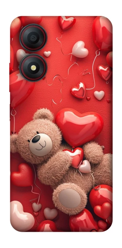 Чохол на ZTE Blade A34 4G bear in hearts фото 1 з 1