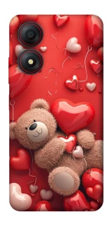 Чехол на ZTE Blade A34 4G bear in hearts фото 1 из 1