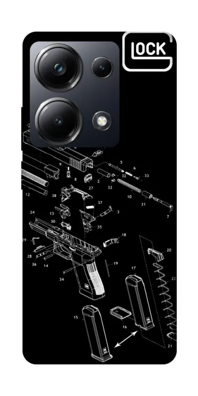 Чохол на Xiaomi Poco M6 Pro 4G LOCK фото 1 з 1