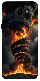 Чехол на Samsung J600F Galaxy J6 (2018) Огненный торнадо фото 1 из 1