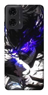 Чохол на Motorola Moto G04 Black soul anime фото 1 з 1