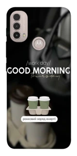 Чехол на Motorola Moto E40 Thursday coffee фото 1 из 1