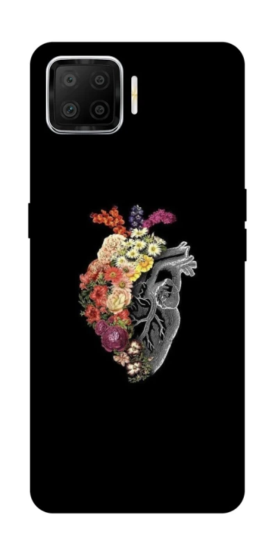 Чохол на Oppo A73 (2017) Heart with flowers фото 1 з 1