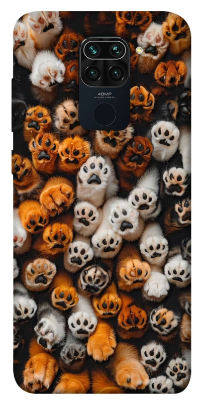 Чехол на Xiaomi Redmi Note 9 / Redmi 10X Сat paws фото 1 из 1