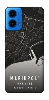 Чехол на Motorola Moto G45 Mariupol map фото 1 из 1