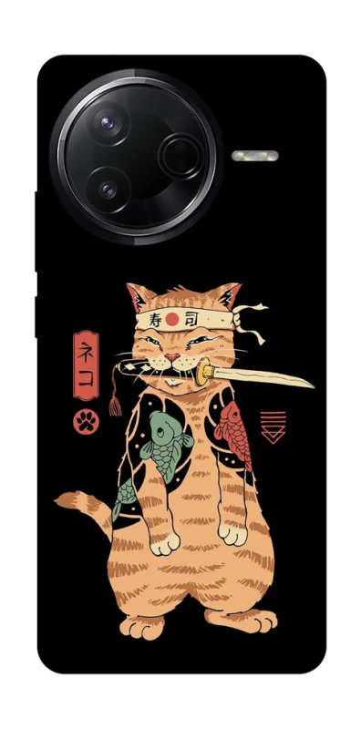 Чохол на Infinix Note 50 Pro Кіт-самурай фото 1 з 1