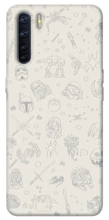 Чохол на Oppo A91 Star Wars background ver.1 фото 1 з 1
