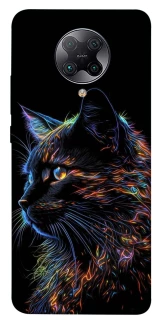 Чехол на Xiaomi Redmi K30 Pro / Poco F2 Pro Черный кот фото 1 из 1