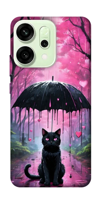 Чехол на Oppo Reno 14 Black cat фото 1 из 1