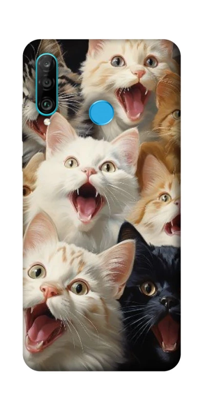 Чохол на Huawei P30 lite Коти фото 1 з 1