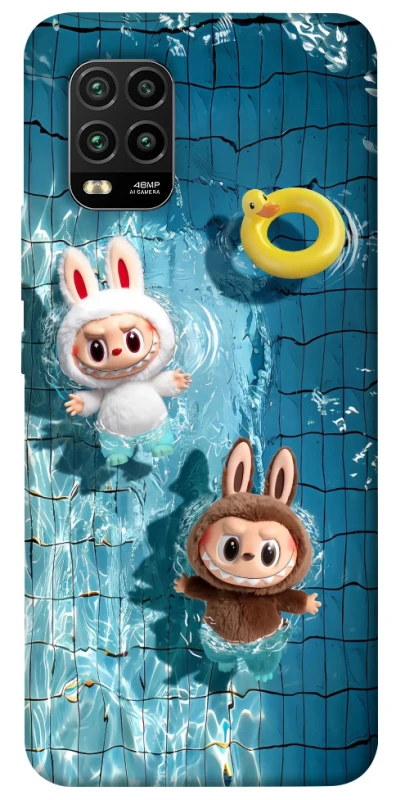 Чохол на Xiaomi Mi 10 Lite Labubu in the pool фото 1 з 1