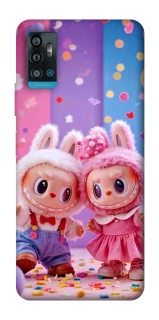 Чохол на ZTE Blade A71 Labubu twins ver.3 фото 1 з 1