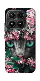 Чехол на Xiaomi 17 Кот в цветах фото 1 из 1