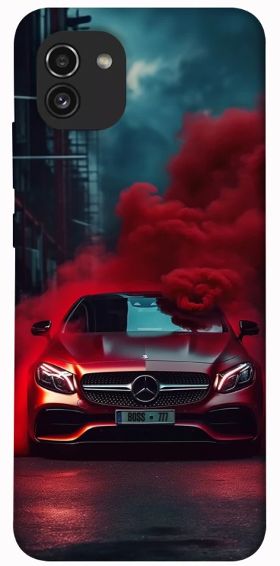 Чехол на Samsung Galaxy A03 Mercedes in smoke фото 1 из 1