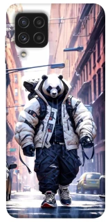 Чехол на Samsung Galaxy A22 4G Панда курьер фото 1 из 1