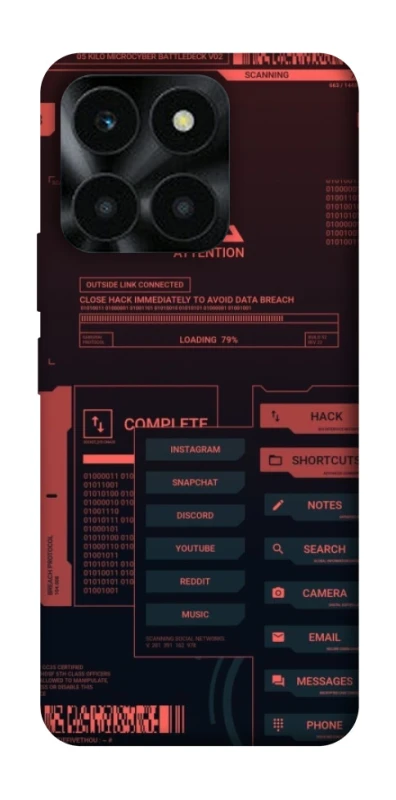 Чехол на Huawei Honor X6a Attention фото 1 из 1