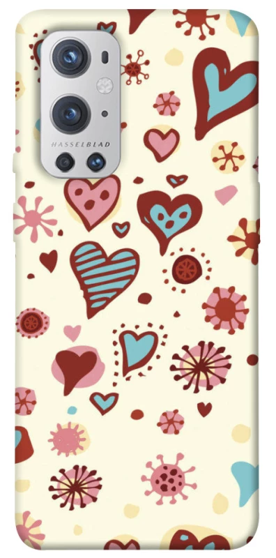 Чохол на OnePlus 9 Pro Pretty hearts фото 1 з 1