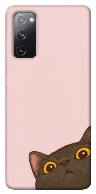 Чохол на Samsung Galaxy S20 FE Peeping cat фото 1 з 1