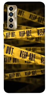 Чехол на TECNO Camon 17P keep out фото 1 из 1