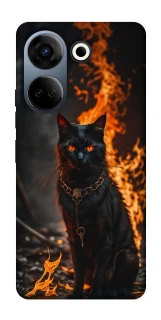Чохол на TECNO Camon 20 Pro (CK7n) Вогняний кіт фото 1 з 1