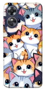 Чехол на Oppo A17 Cute Cat v2 фото 1 из 1