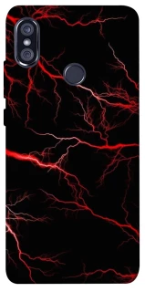 Чехол на Xiaomi Redmi Note 5 Pro / Note 5 (AI Dual Camera) Красная молния фото 1 из 1